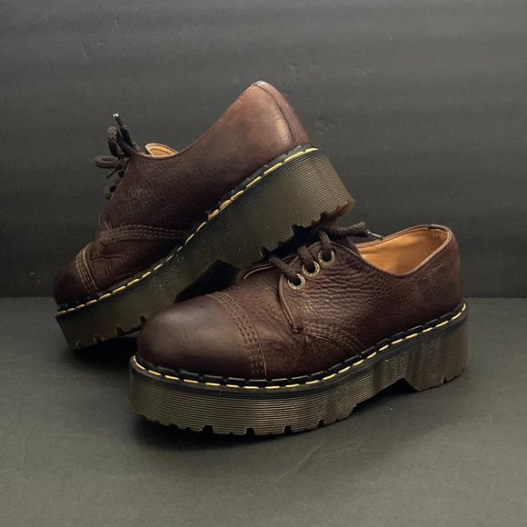 Dr. Martens Vintage Boots Shoes Platform Oxfords MADE ENGLAND Men 6 Women 8 main image 6
